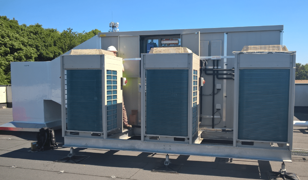 three industrial refrigerators | HVAC Refrigeration