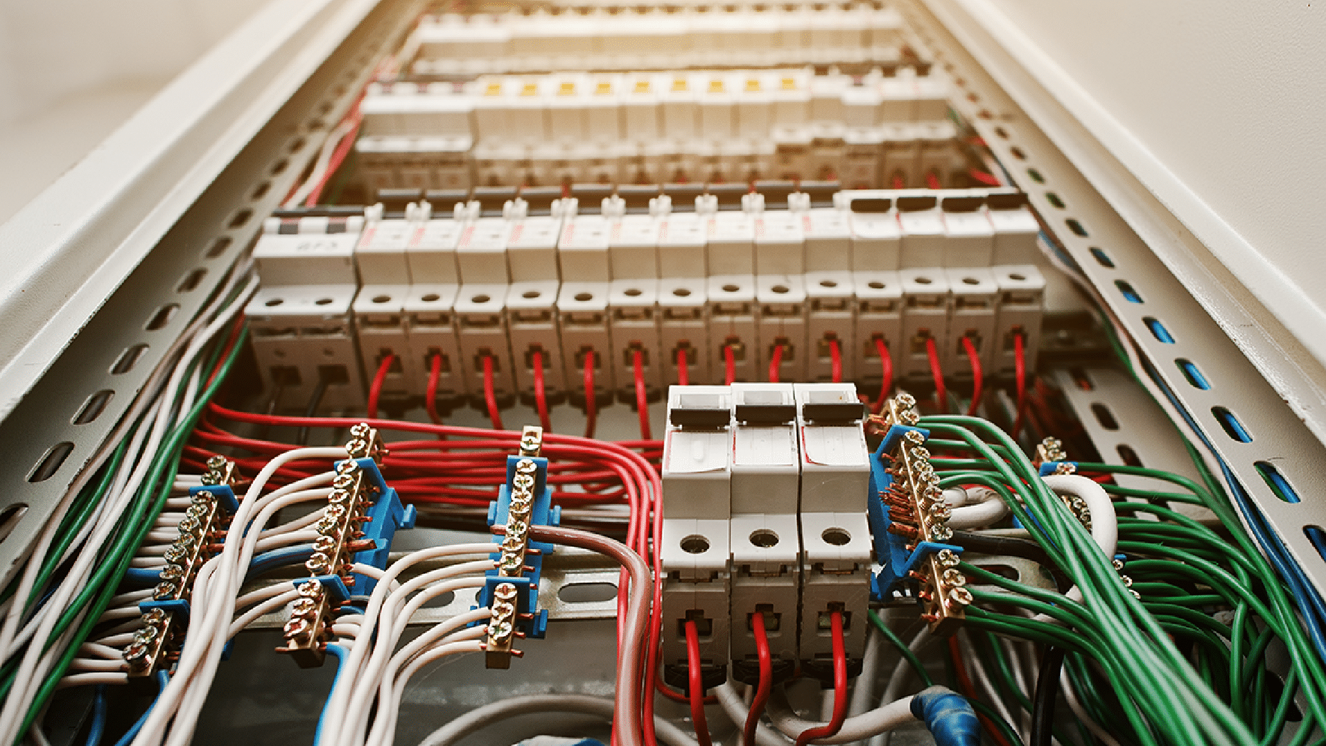 wires inside a machine
