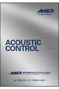Acoustic control brochure cover: Downloads Available