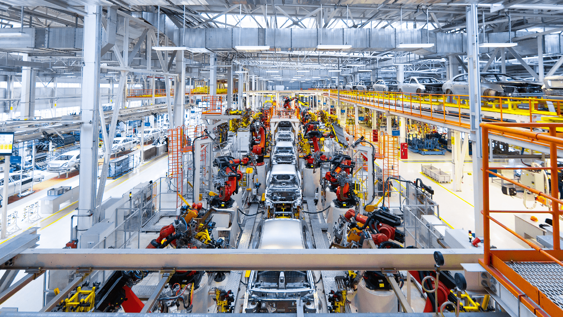 Car production plant, where our Heavy Industry AHU are ensure a clean and safe environment