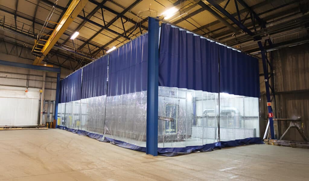 Enclosure & Container coating and spray booth