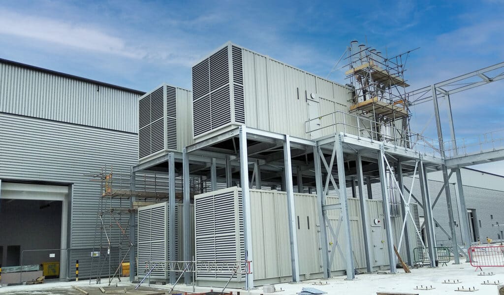 Structural Steelwork for acoustic enclosures